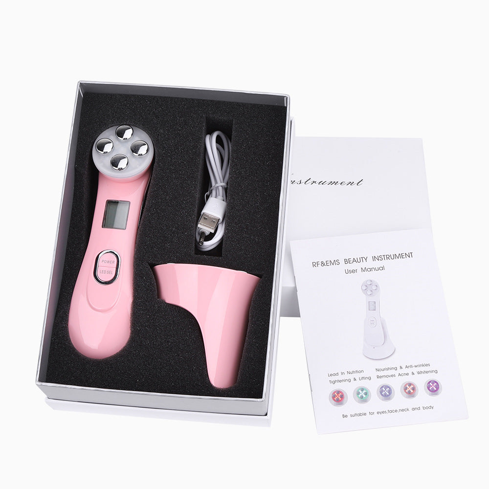 Multifunctional EMS Radio Frequency Skin Rejuvenation Device | Anti-Aging Facial Lifting Tool