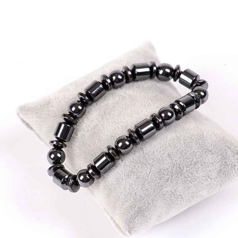 Weight Loss Magnetic Therapy Bracelet – Slimming, Pain Relief & Health Support for Men & Women | Stylish Hematite & Magnetite Design