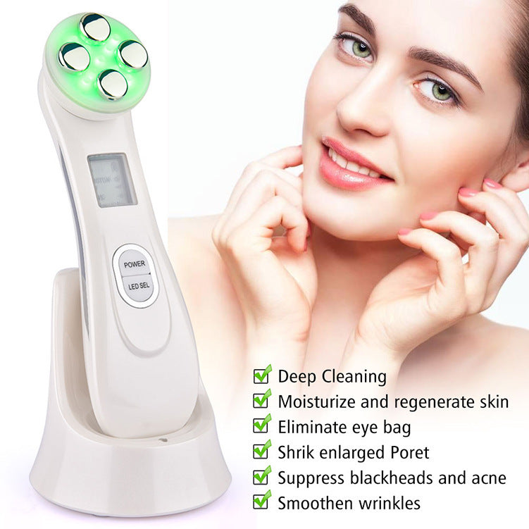 Multifunctional EMS Radio Frequency Skin Rejuvenation Device | Anti-Aging Facial Lifting Tool