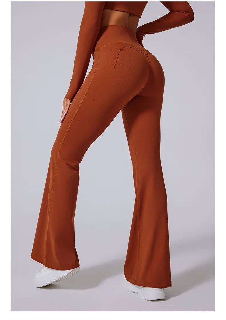 high waisted wide leg pants