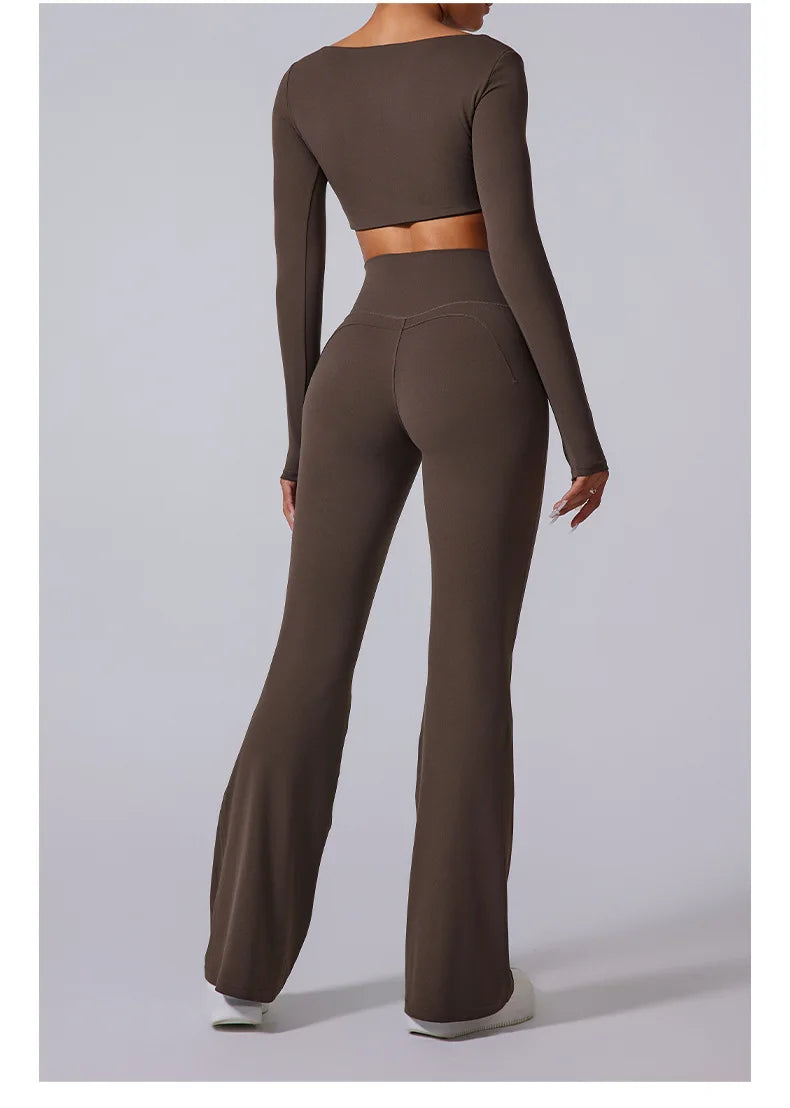 high waisted wide leg pants