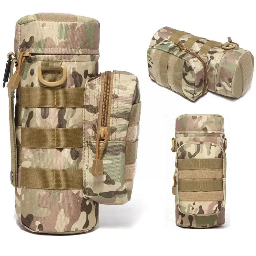 Molle Water Bottle Holder Nylon Hydration Pouch for 32 oz Hiking