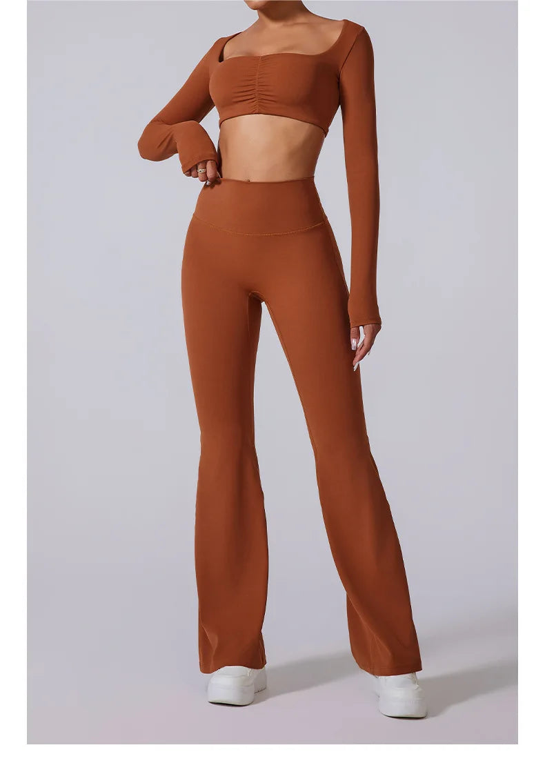 high waisted wide leg pants