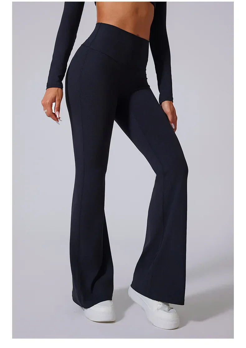 high waisted wide leg pants