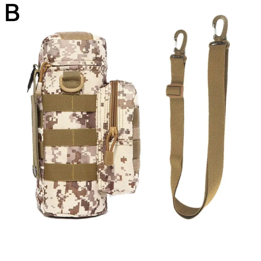 Molle Water Bottle Holder Nylon Hydration Pouch for 32 oz Hiking