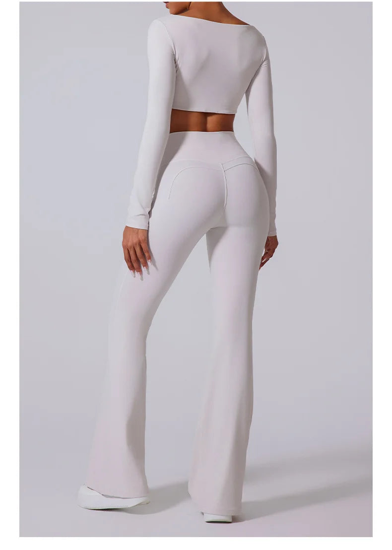 high waisted wide leg pants
