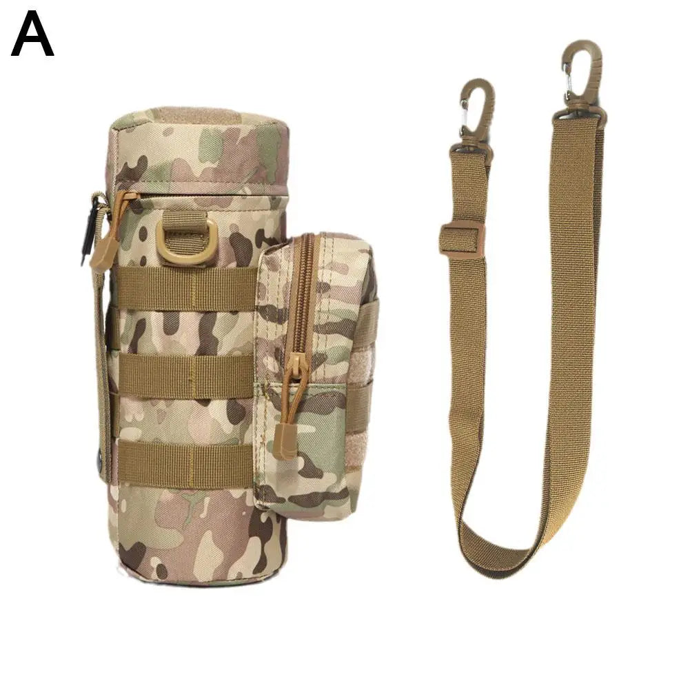 Molle Water Bottle Holder Nylon Hydration Pouch for 32 oz Hiking