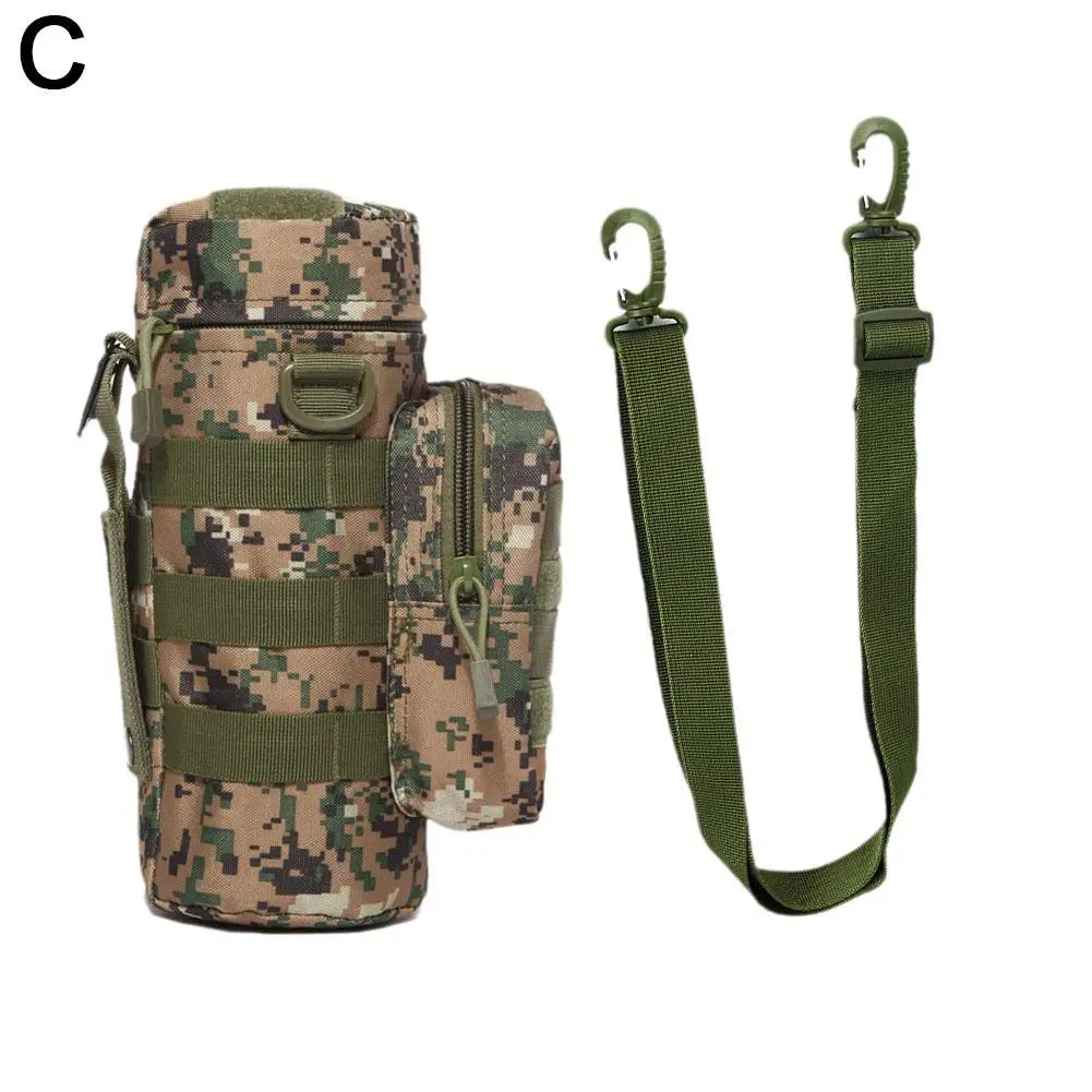 Molle Water Bottle Holder Nylon Hydration Pouch for 32 oz Hiking