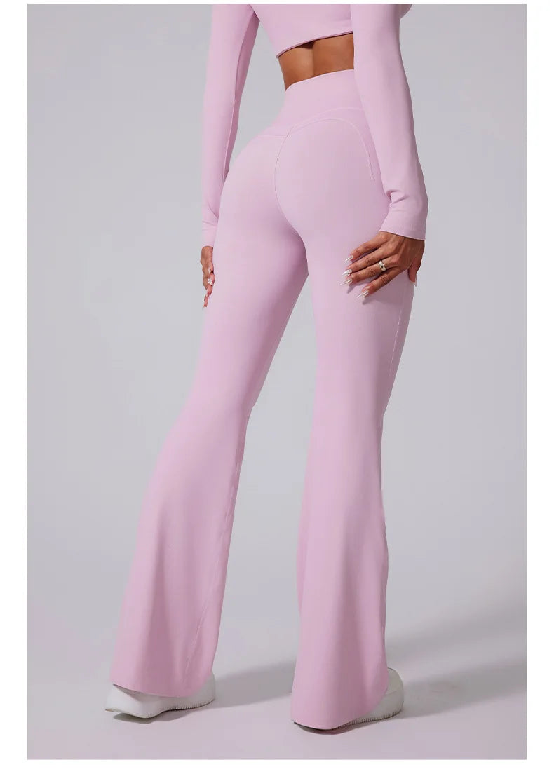 high waisted wide leg pants
