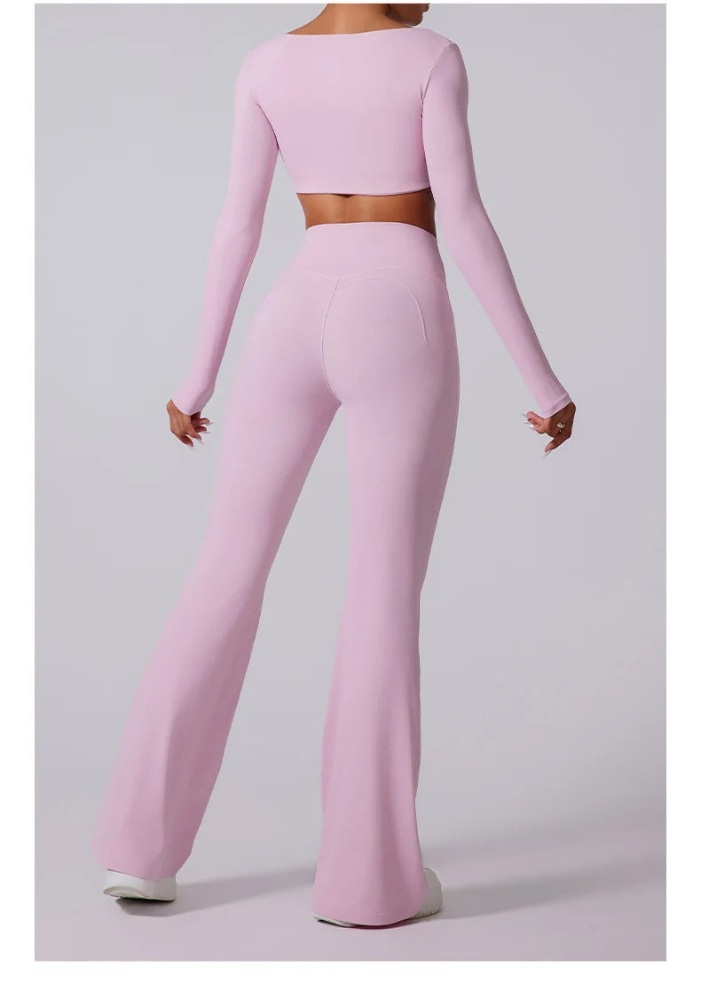 high waisted wide leg pants