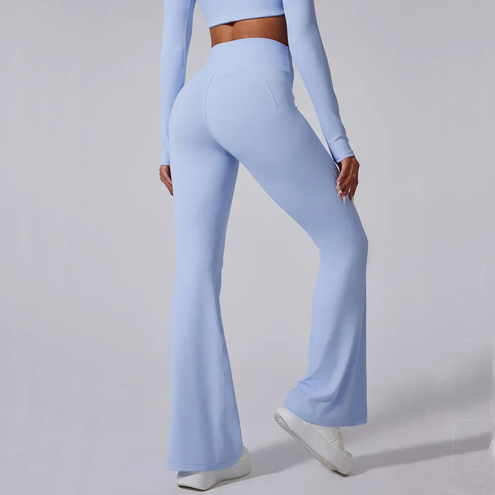 high waisted wide leg pants