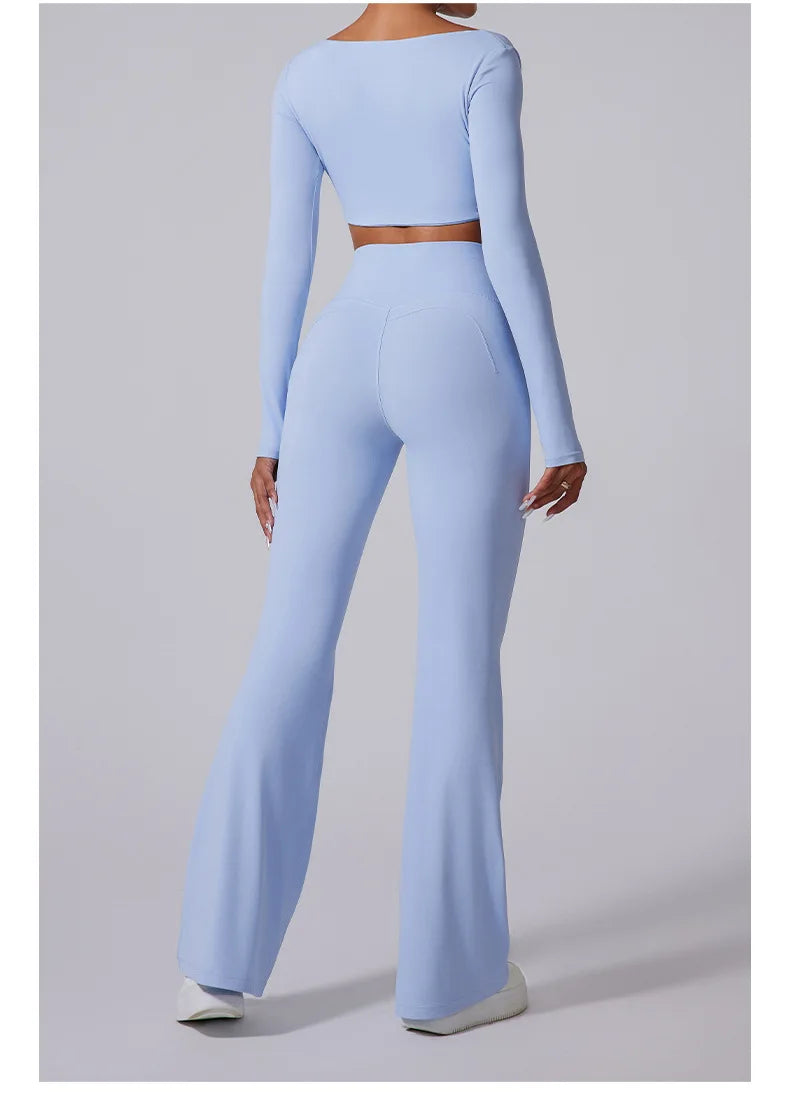 high waisted wide leg pants
