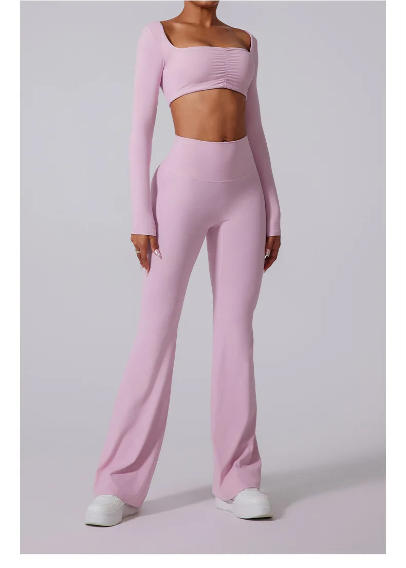 high waisted wide leg pants