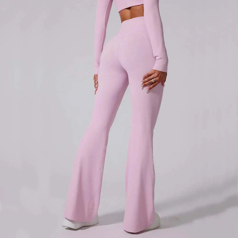 high waisted wide leg pants