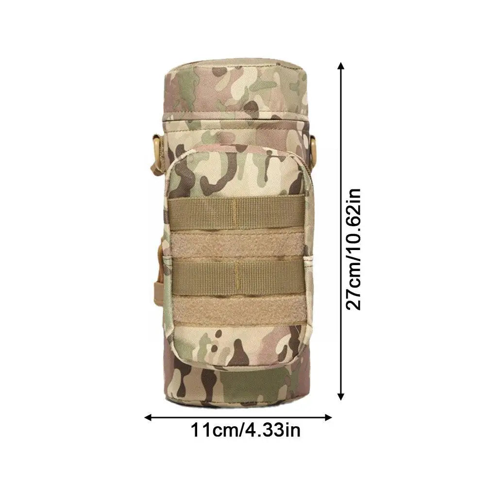 Molle Water Bottle Holder Nylon Hydration Pouch for 32 oz Hiking
