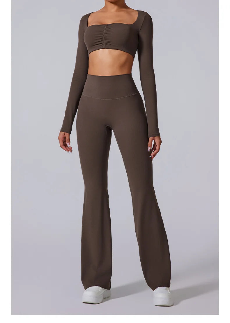 high waisted wide leg pants