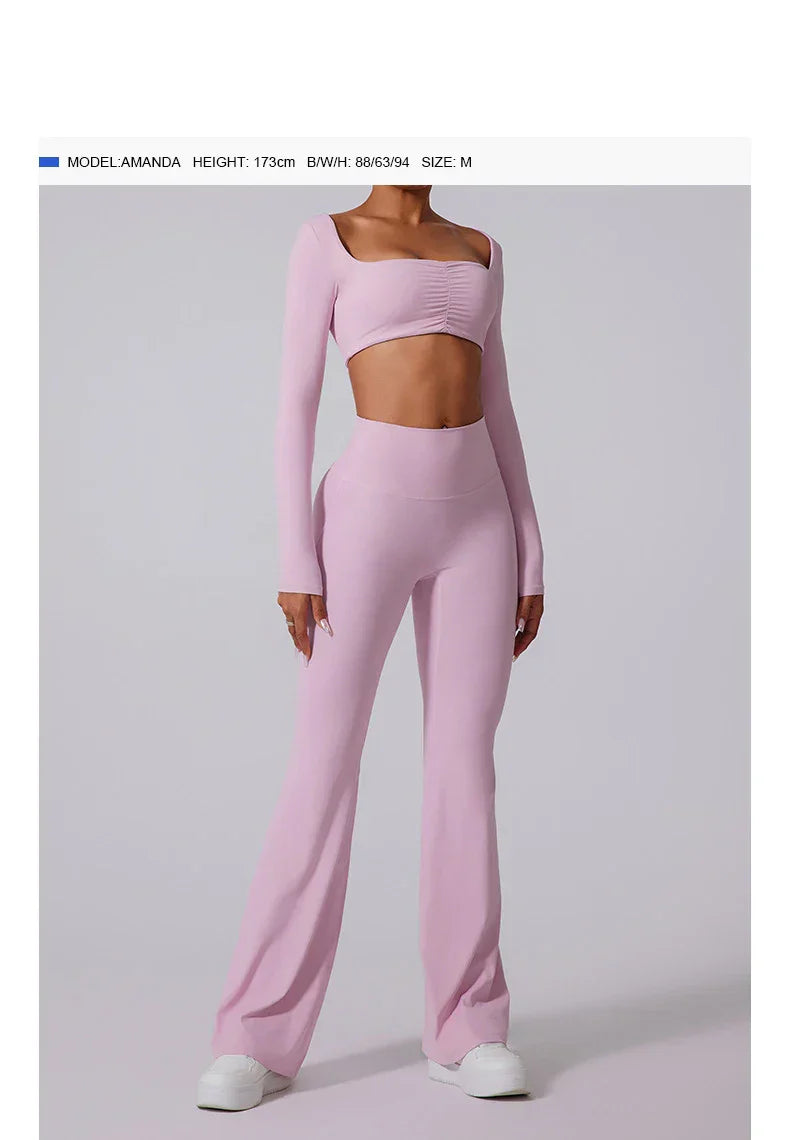 high waisted wide leg pants