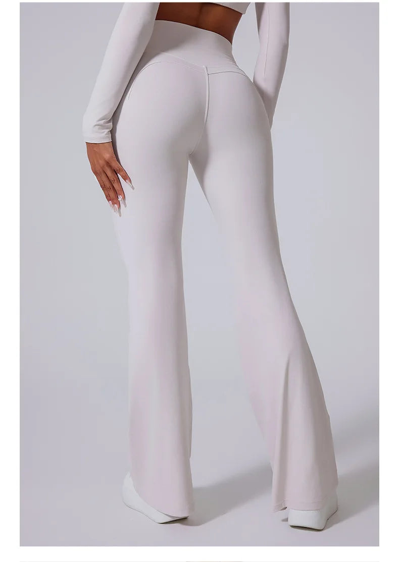 high waisted wide leg pants