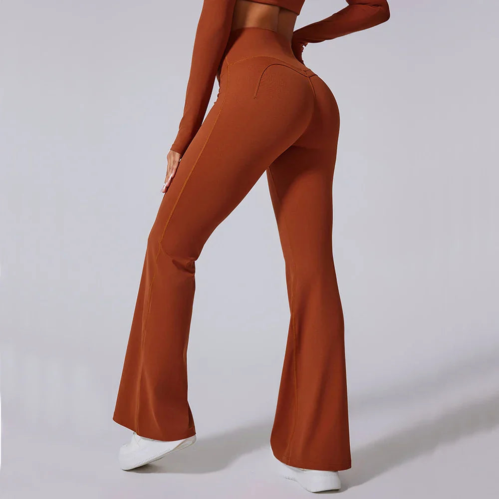 high waisted wide leg pants