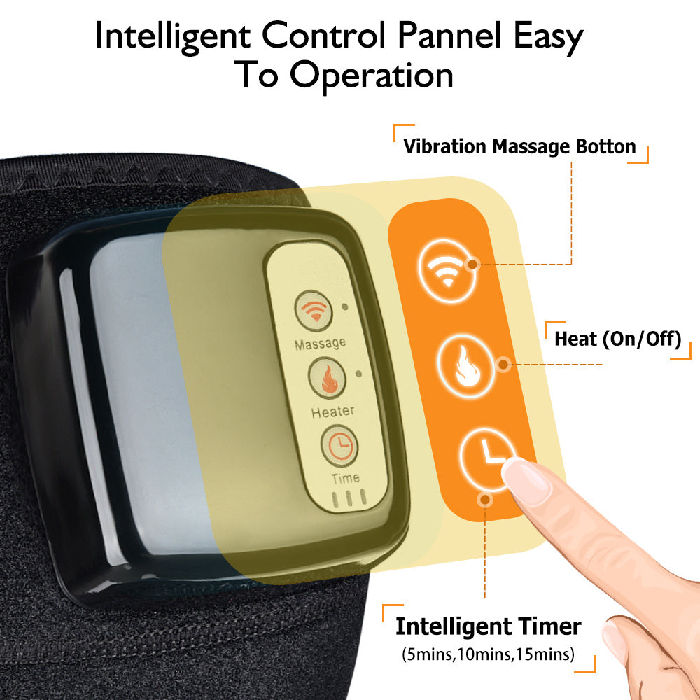 Electric Infrared Knee Massager – Vibration & Heating Therapy for Joint Pain Relief