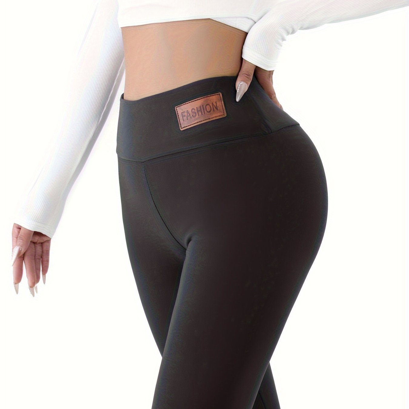 Women's Cozy Fleece-Lined High-Elasticity Leggings