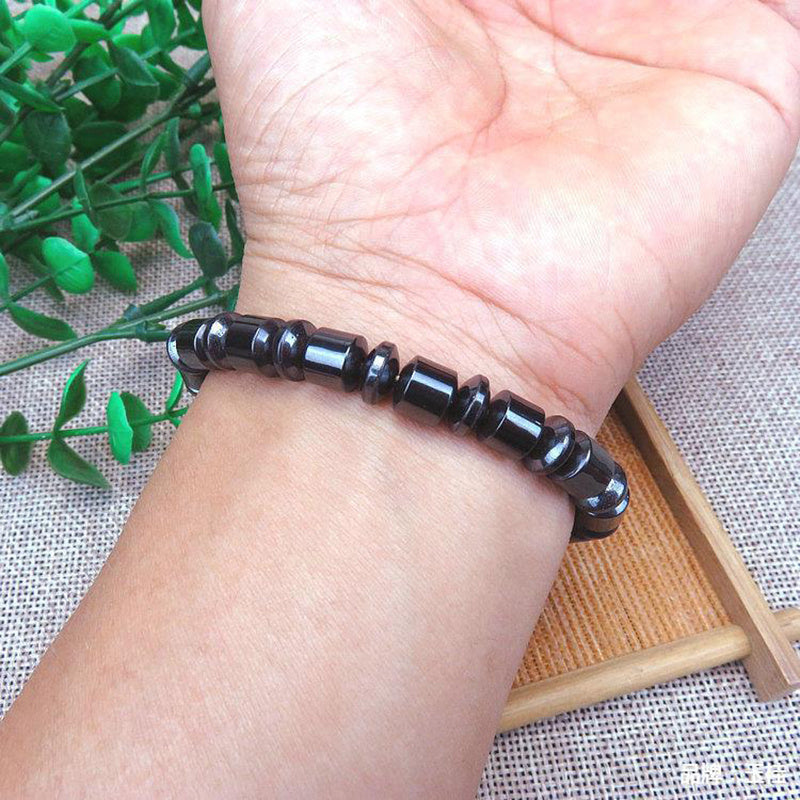 Weight Loss Magnetic Therapy Bracelet – Slimming, Pain Relief & Health Support for Men & Women | Stylish Hematite & Magnetite Design