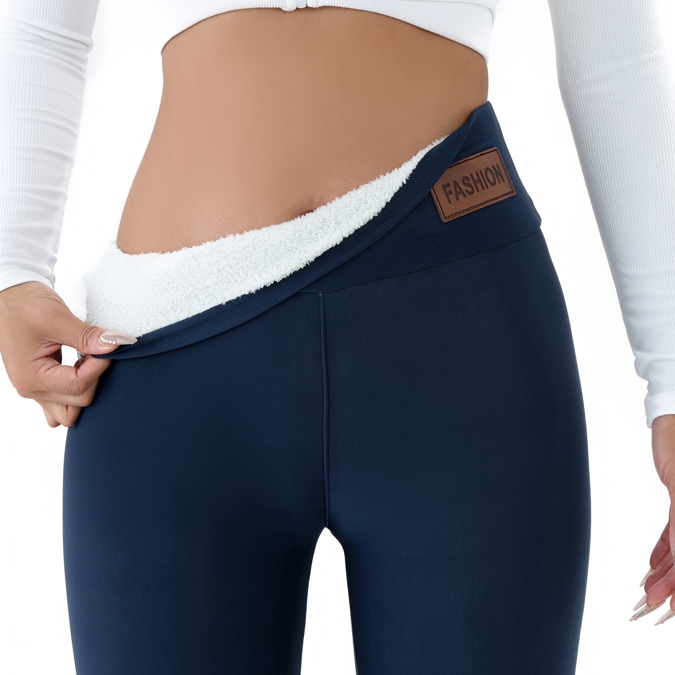 Women's Cozy Fleece-Lined High-Elasticity Leggings