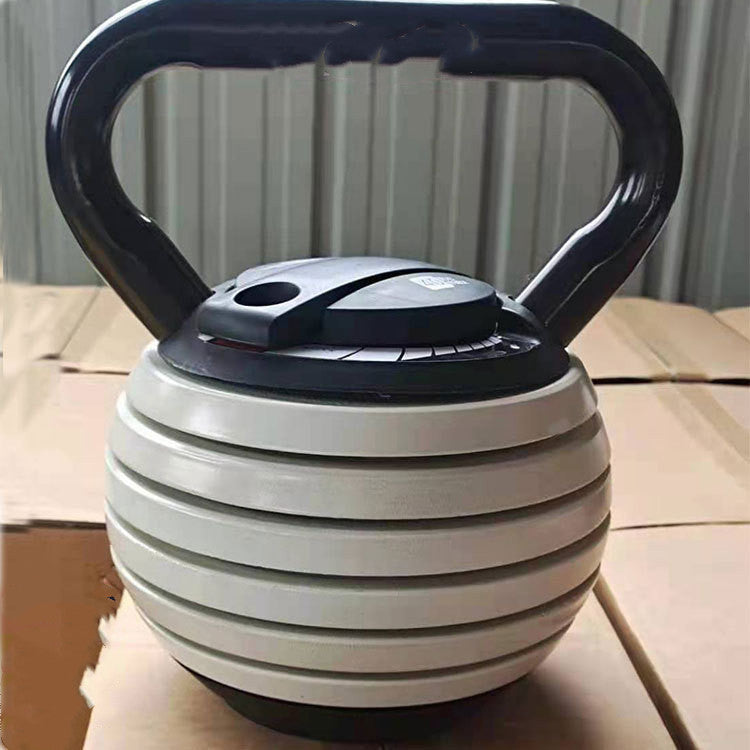 Adjustable Cast Iron Kettlebell – Customizable Weight Options for Versatile Home Fitness