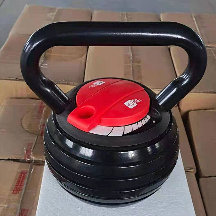 Adjustable Cast Iron Kettlebell – Customizable Weight Options for Versatile Home Fitness