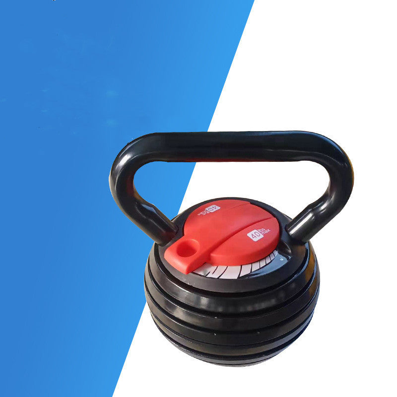 Adjustable Cast Iron Kettlebell – Customizable Weight Options for Versatile Home Fitness