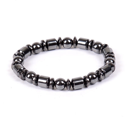 Weight Loss Magnetic Therapy Bracelet – Slimming, Pain Relief & Health Support for Men & Women | Stylish Hematite & Magnetite Design