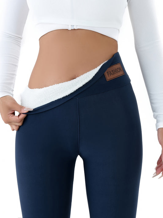 Women's Cozy Fleece-Lined High-Elasticity Leggings