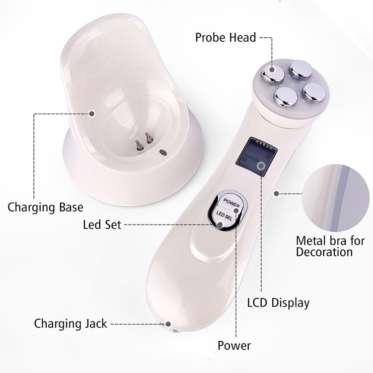 Multifunctional EMS Radio Frequency Skin Rejuvenation Device | Anti-Aging Facial Lifting Tool