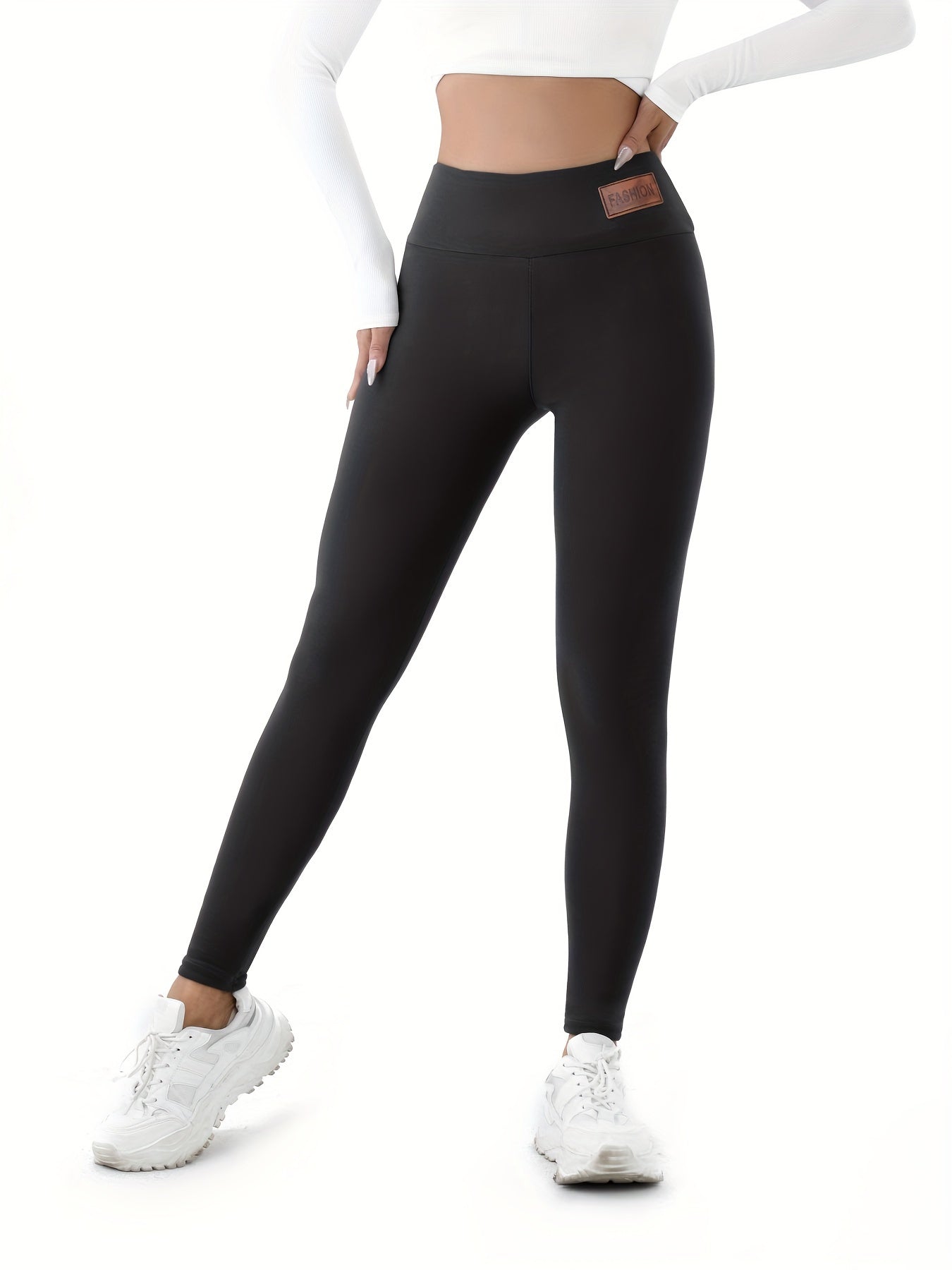 Women's Cozy Fleece-Lined High-Elasticity Leggings