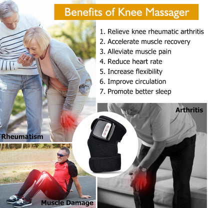 Electric Infrared Knee Massager – Vibration & Heating Therapy for Joint Pain Relief