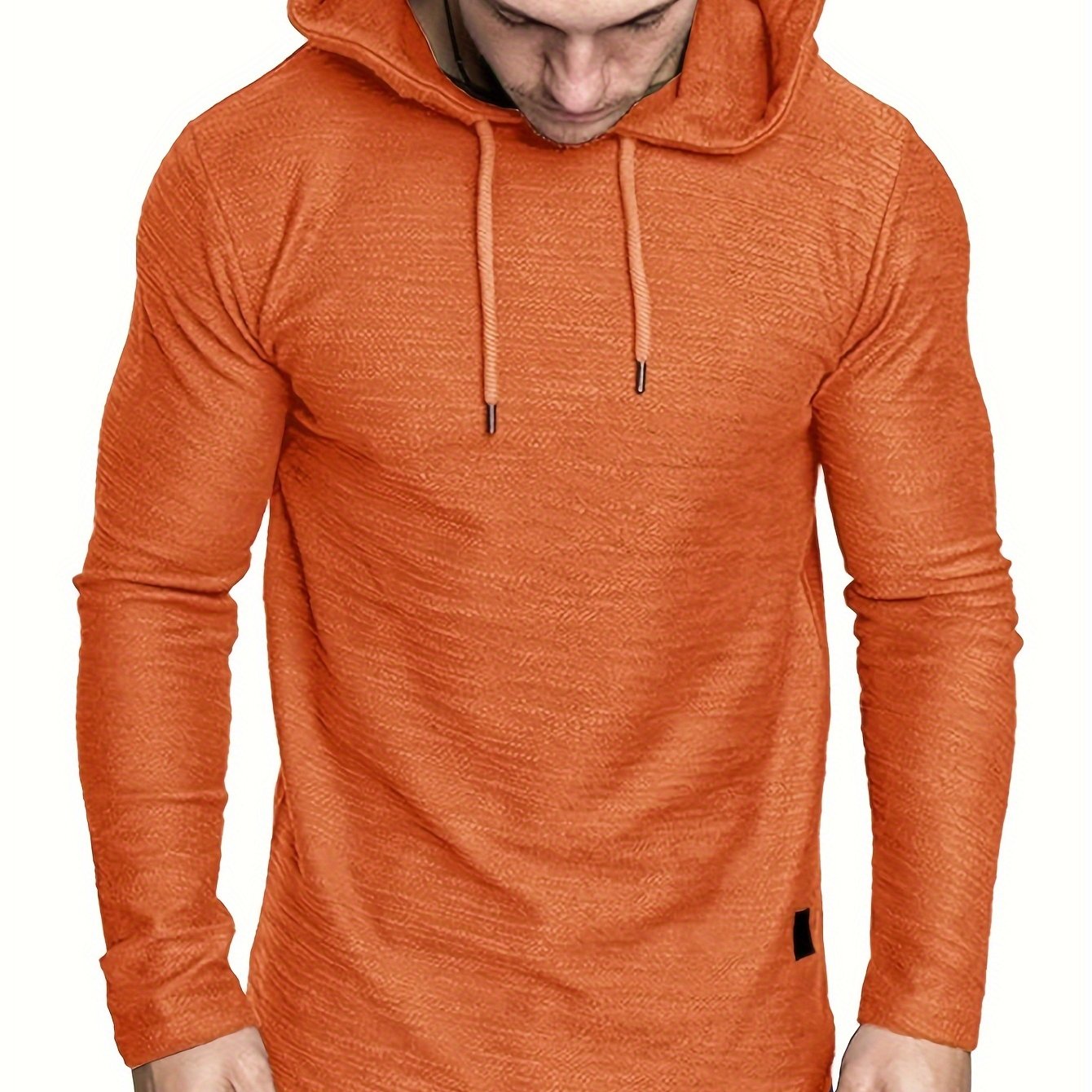 Men’s Long-Sleeved Casual Sports Hoodie T-Shirt