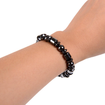 Weight Loss Magnetic Therapy Bracelet – Slimming, Pain Relief & Health Support for Men & Women | Stylish Hematite & Magnetite Design