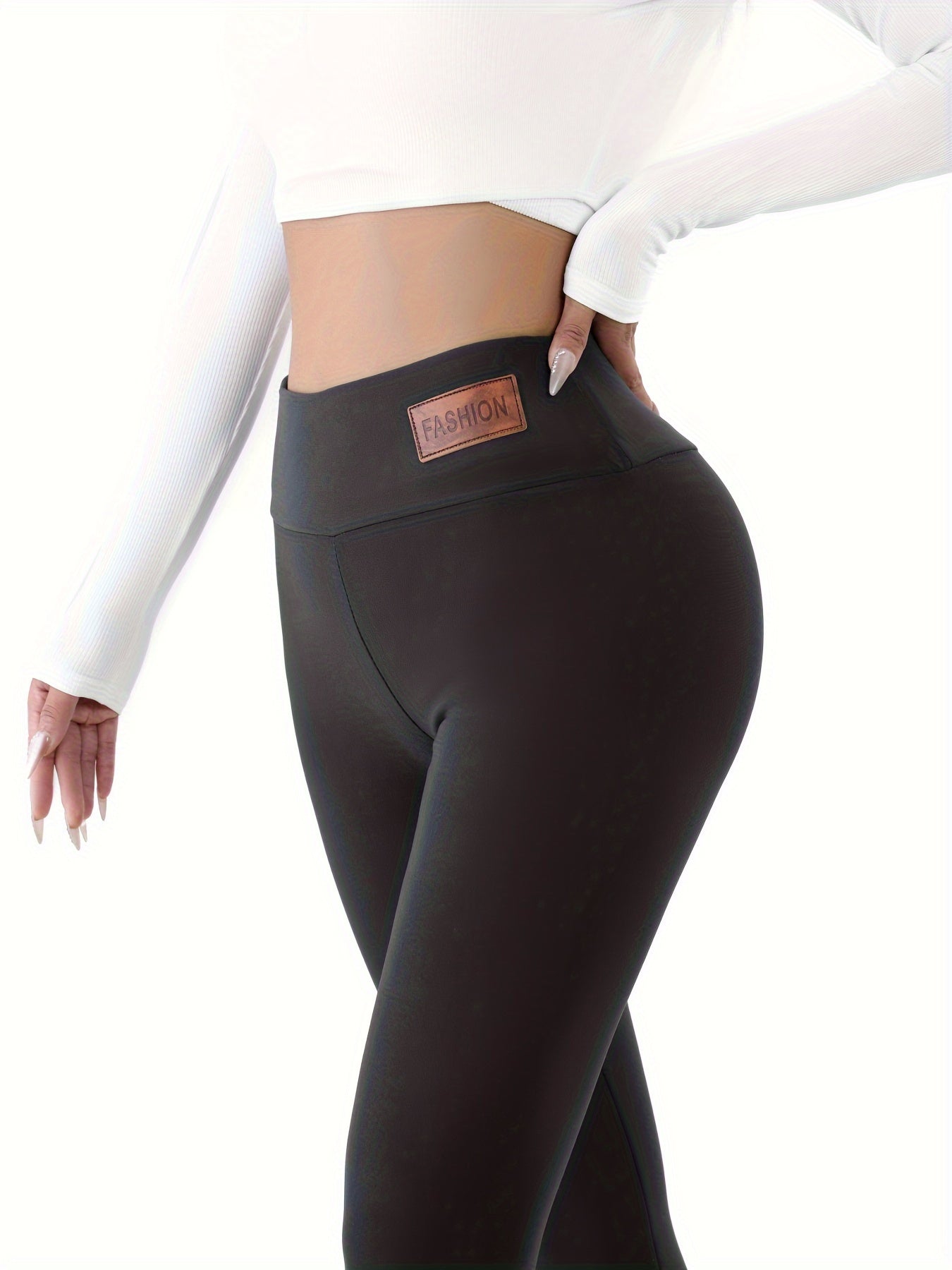 Women's Cozy Fleece-Lined High-Elasticity Leggings