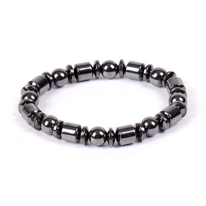 Weight Loss Magnetic Therapy Bracelet – Slimming, Pain Relief & Health Support for Men & Women | Stylish Hematite & Magnetite Design