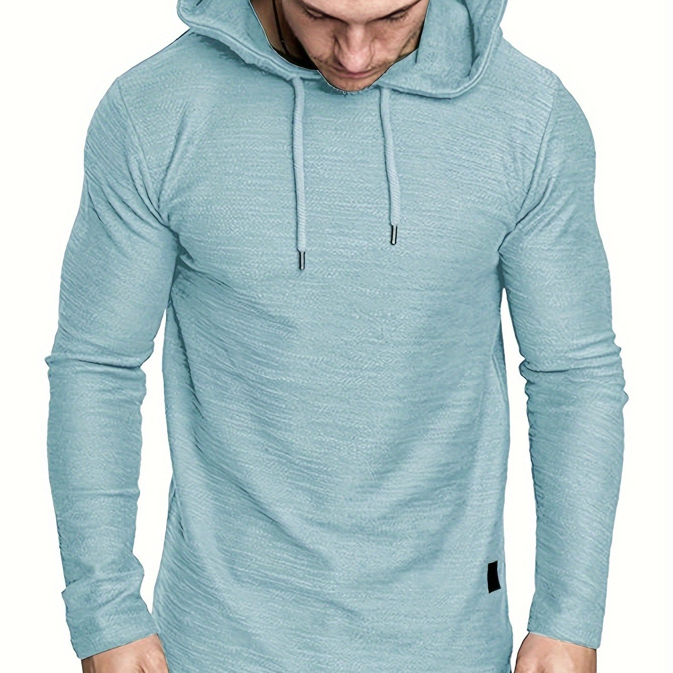 Men’s Long-Sleeved Casual Sports Hoodie T-Shirt