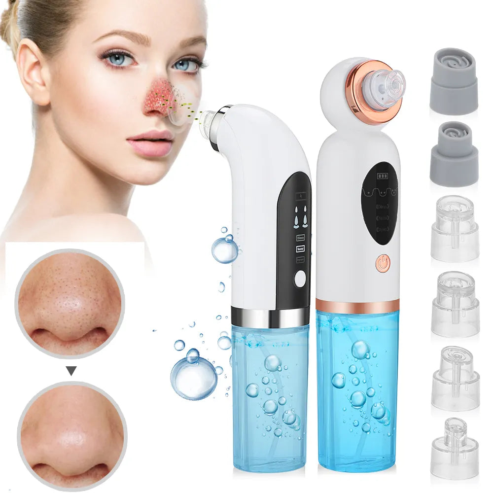 Electric Small Bubble Blackhead Remover Vacuum - Deep Cleansing, Gentle, Hydrating