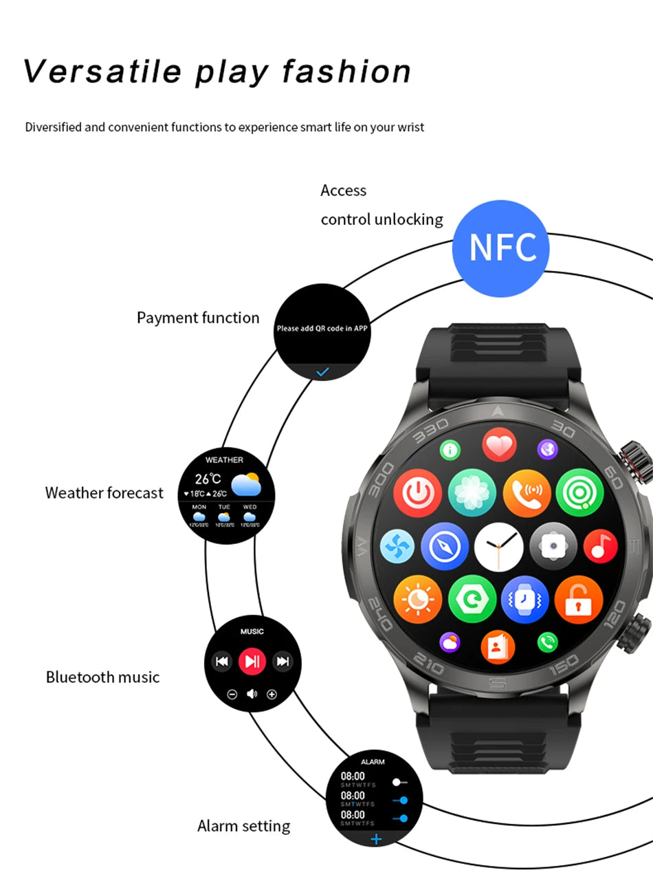 Amoled GPS Smartwatch