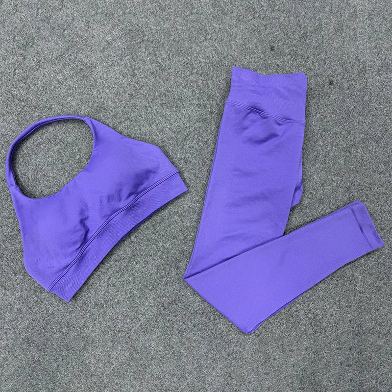 DFYNE 2-Piece Seamless Yoga Set for Women