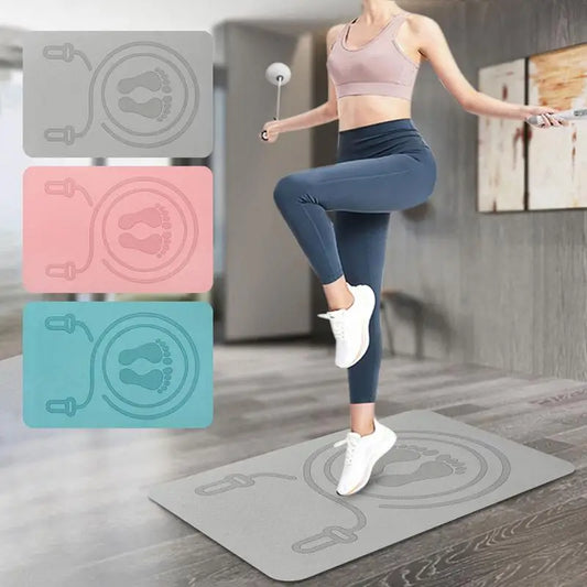 Jump Rope Mat Anti-Noise TPE Fitness Pad for Home Workouts