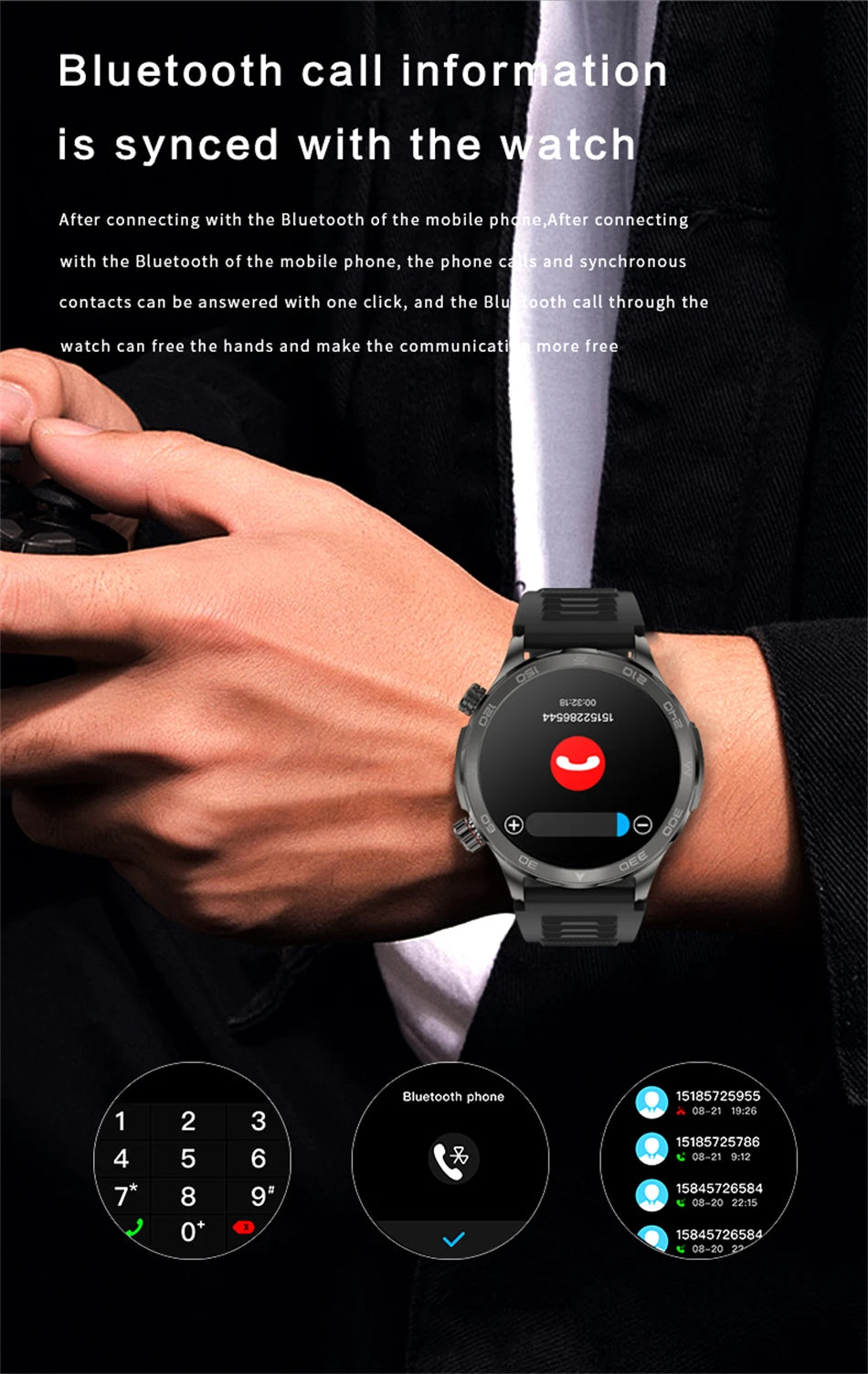 Amoled GPS Smartwatch