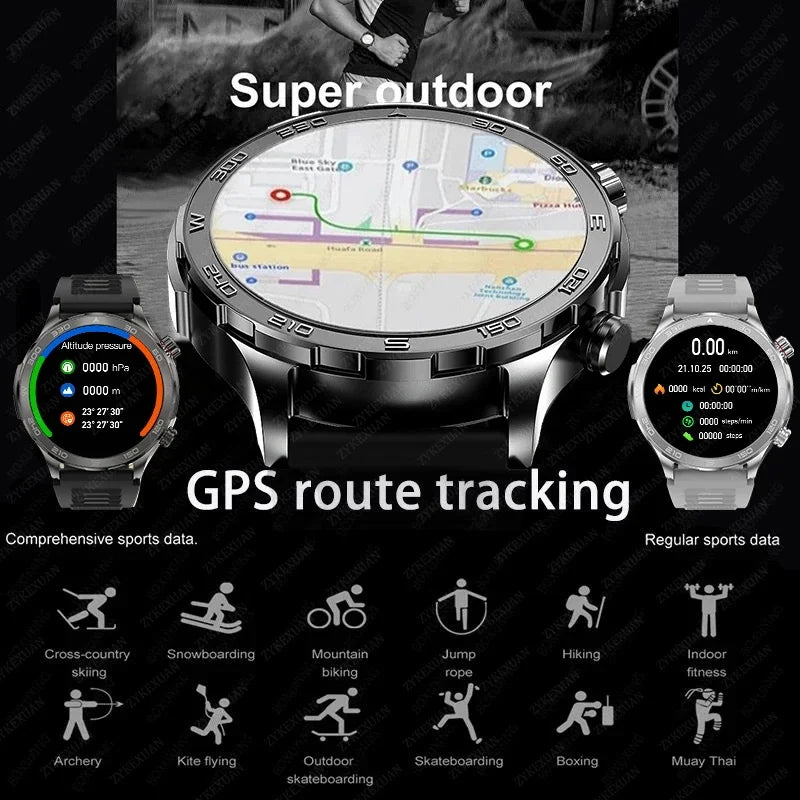 Amoled GPS Smartwatch