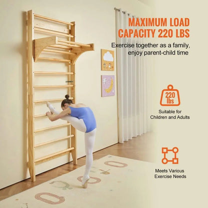 Swedish Ladder Wooden Climbing Frame