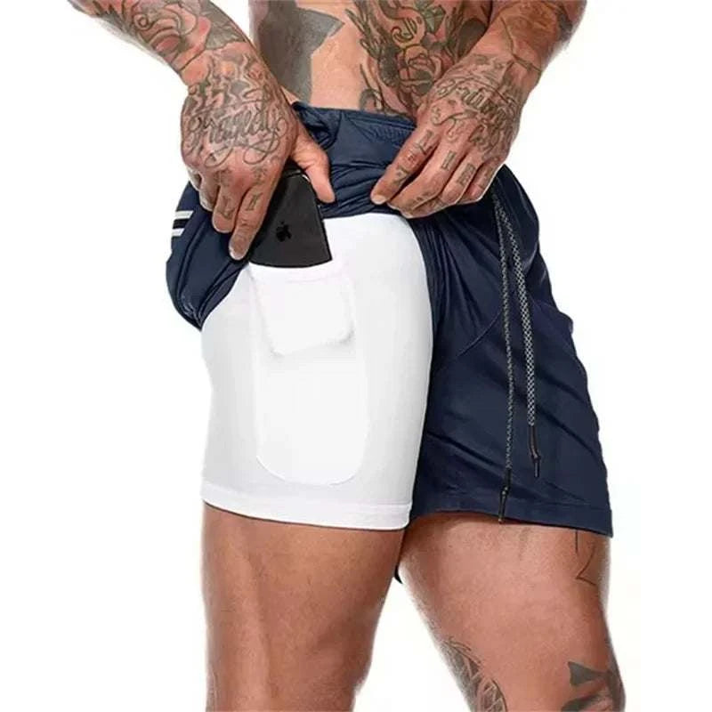 Men’s 2-in-1 Mesh Gym Shorts