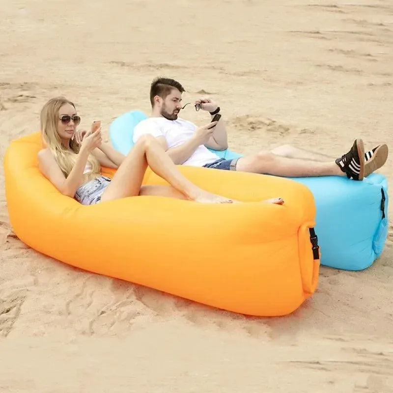 Ultra-Light Inflatable Sofa for Camping & Beach Lounging | Waterproof Portable Chair