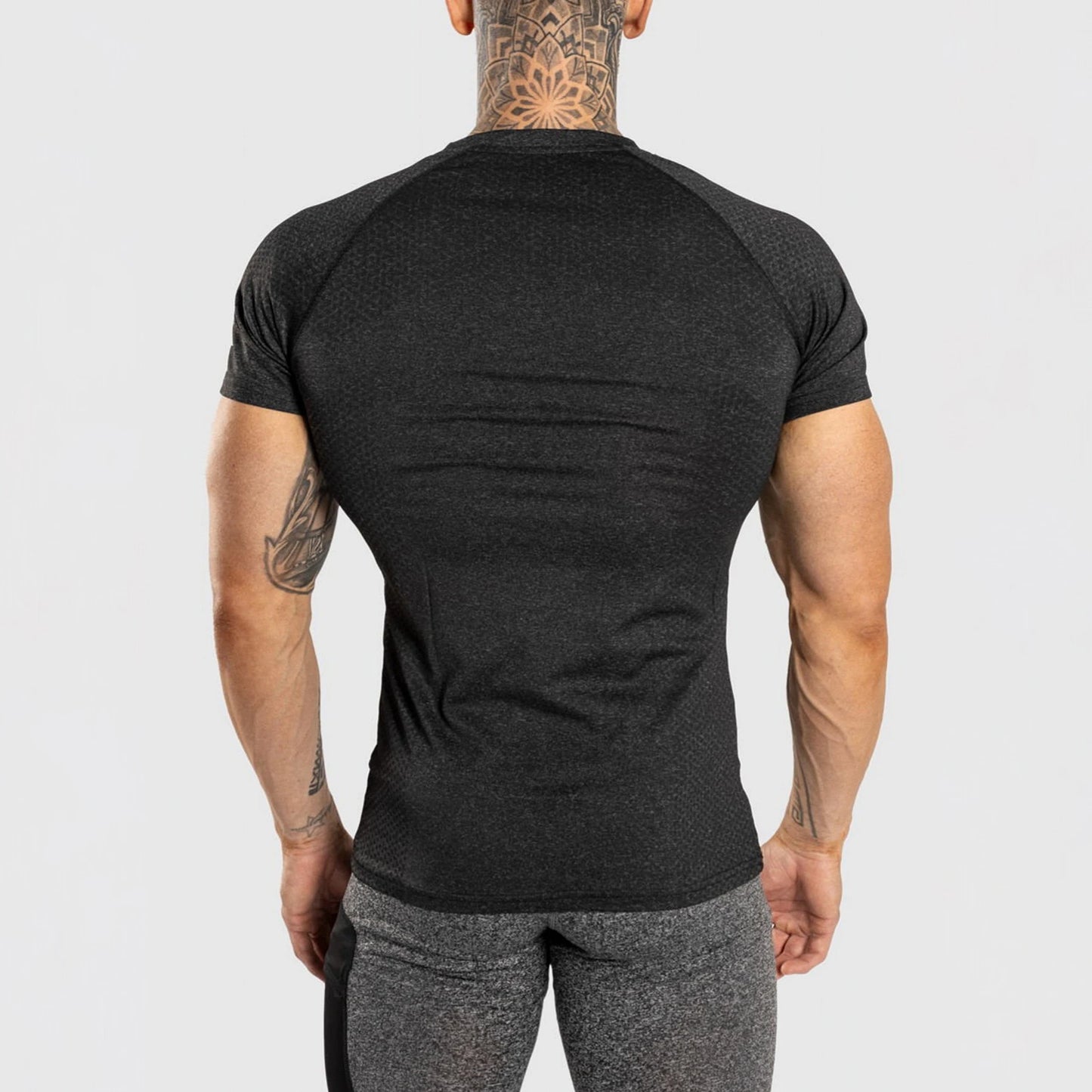 Men's Quick Dry Sport T-shirt Fitness Tight Short Sleeve Male Gym Compression T-shirt bodybuilding Tee shirt